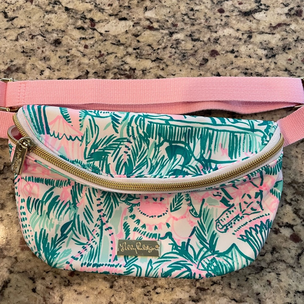 Lilly Pulitzer Fanny pack belt bag colorful camelflage